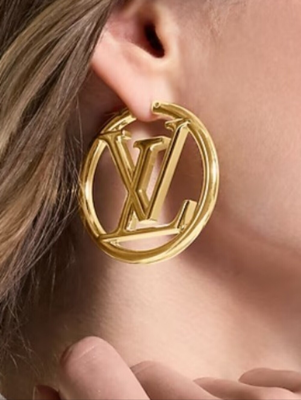 Louis Vuitton Louise Hoop Earrings
